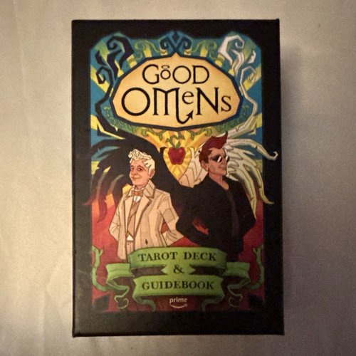 Titan books good omens tarot - books,