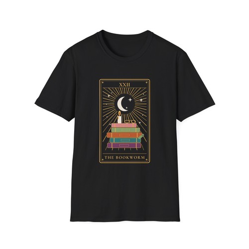 The bookworm tarot card - card, shirt