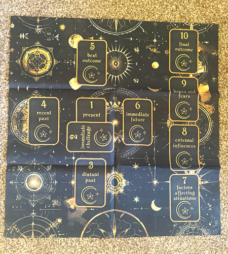 Tarot reading spread cloth - reading, mat