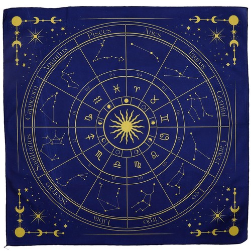 Zodiac tarot reading cloth - cloth, 75