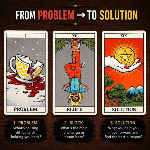 Psychic tarot reading problem - tarot, reading.
