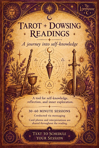 Tarot dowsing readings - +,