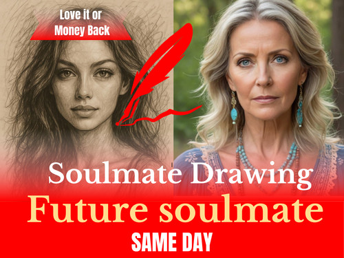 Soulmate drawing tarot - drawing,